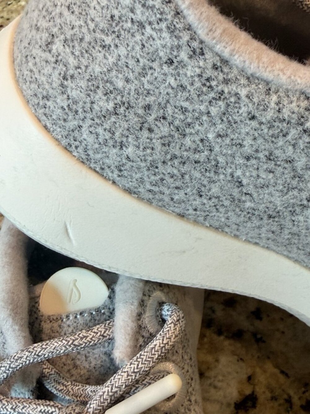 Allbirds Women's Gray Wool Runner Sneaker Size 9 NEW - Picture 4 of 10